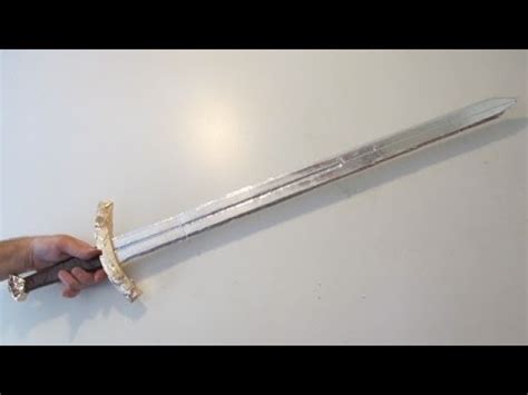 foil tape sword youtube
