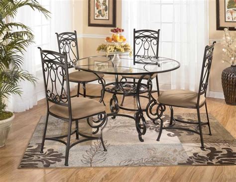 wrought iron kitchen tables displaying attractive furniture ideas