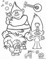 Trolls Coloring Tour Pages Printable Book sketch template