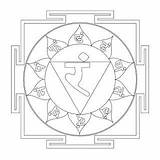 Mandalas Chakra Manipura Chakras sketch template