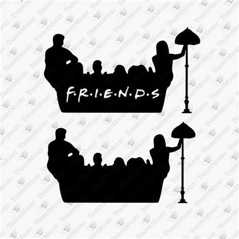 Friends Tv Show Svg Friends Couch Cut File Friends Show