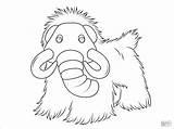 Mammoth Coloring Coloringbay sketch template