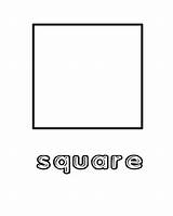 Square Shape Pages Preschool Coloring Worksheets Shapes Printable Colouring Kids Squares Sheets Activities School Worksheet Toddlers Color Sheet Preschoolers Cutting sketch template