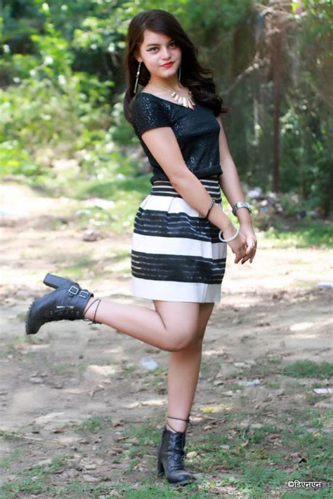 Cute Teen Model Anju Bhandari Winner Of Miss Slc Princess 2015