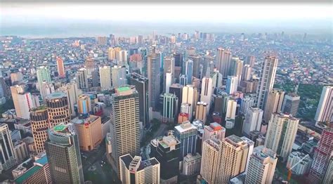 video metro manila philippines aerial