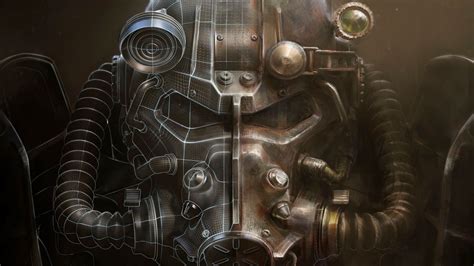 fallout  helmet artwork bethesda softworks video games fallout power armor