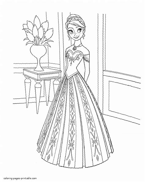 anna  frozen coloring pages coloring pages printablecom