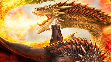 Mother Of Dragons Artwork Hd Tv Shows 4k Wallpapers