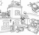 Coloring Pages City Construction Site Gotham Lego Getcolorings Getdrawings sketch template