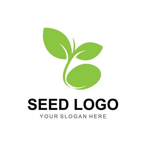 seed vector logo  vector art  vecteezy