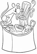 Coloring Soup Pages Ratatouille Chef Making Printable Getdrawings Getcolorings sketch template