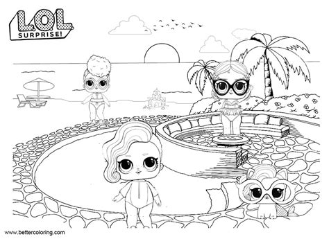 lol doll sheets  print  coloring pages