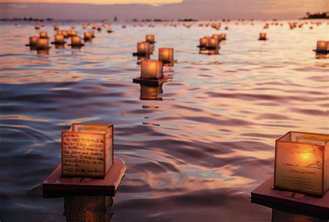 peaceful japanese floating lanterns photograph  julie thurston fine art america