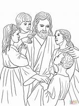 Jesus Coloring Children Loves Pages Printable Kids Little Color Sheets Supercoloring Bible Colouring Lds Book Print Para Jesuse Christ Christian sketch template