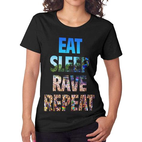 eat sleep rave repeat s fashionshort sleeve t shirt black