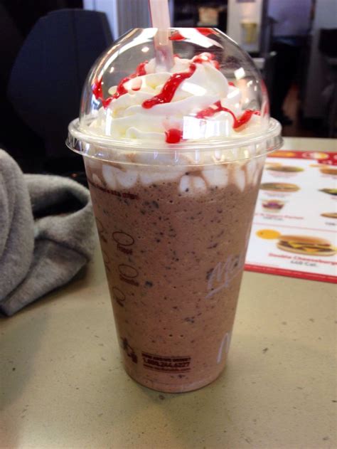 new chocolate covered strawberries frappe at mcdonald s it s mocha