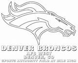 Broncos Denver Logo Drawing Coloring Pages Football Bronco Usage Paintingvalley Worksheets Drawings sketch template