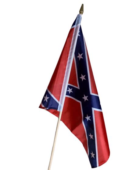 buy rebel flag 12 x 18 inch on stick for sale confederate battle flag