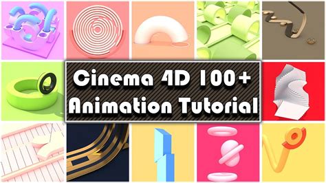 Oddly Satisfying Cinema 4d 100 3d Animation Tutorial Youtube