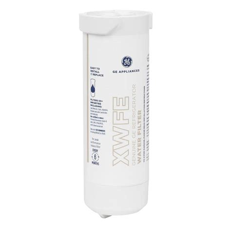 Ge Genuine Xwfe Refrigerator Water Filter For Ge Xwfe The Home Depot