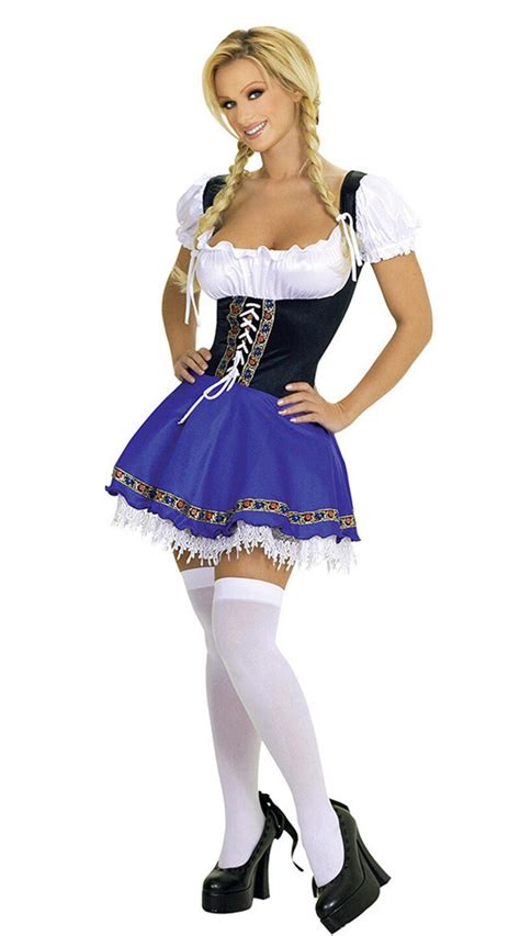 adult women oktoberfest costume bavarian beer girl costume beer maid