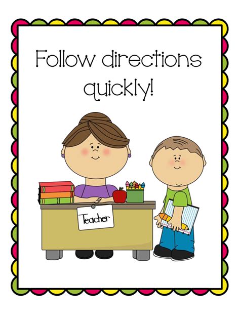 follow direction rules clipart jpg clipartix