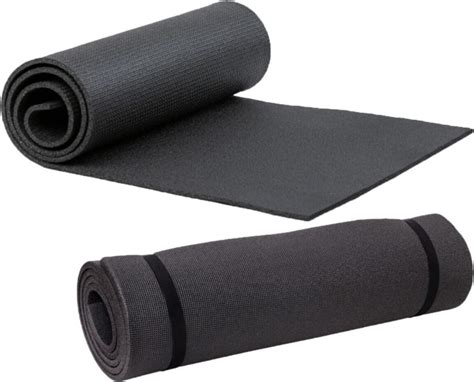 yogamat fitness mat mm zwart extra dik pilates mat sport mat bolcom