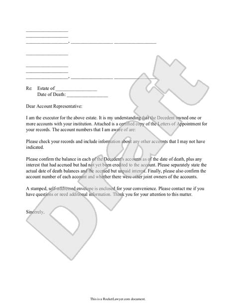 bank confirmation letter template rocket lawyer
