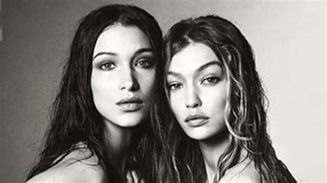 gigi and bella hadid slammed for nude vogue photo and accused of photoshop youtube