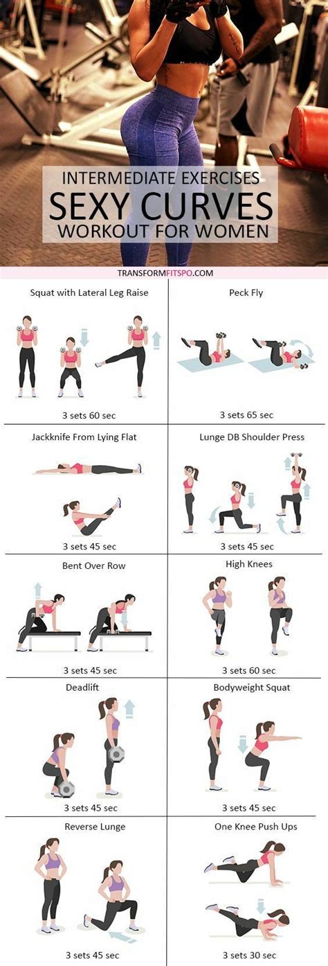 sex curves workout fitness pinterest ejercicios
