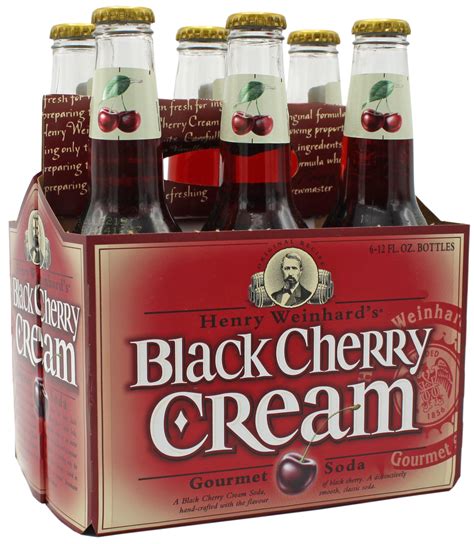 henrys black cherry cream gourmet soda  oz bottles shop soda