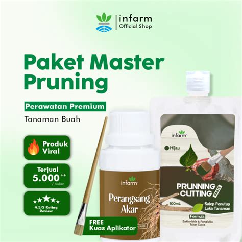 Infarm Paket Master Pruning Perangsang Akar Salep Kambium Perawatan