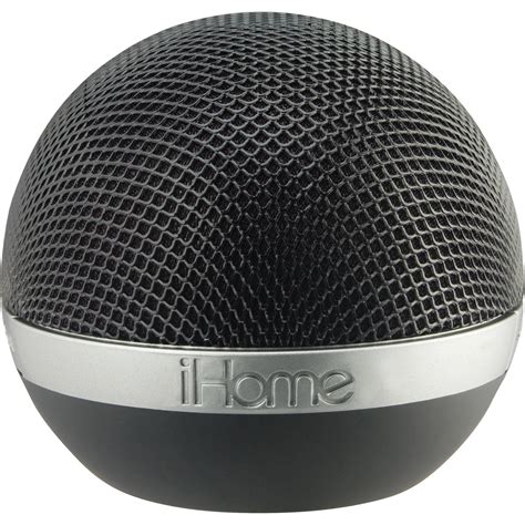 ihome rechargeable portable bluetooth speaker black idmbyc