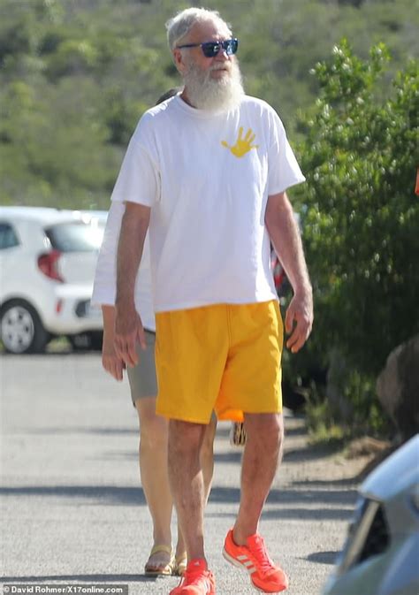 David Letterman Stands Out In Yellow And Orange With Wife Regina Lasko