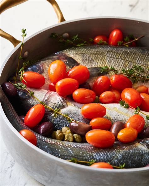 Greek Style Poached Sea Bass Recipe [video] Delice Recipes