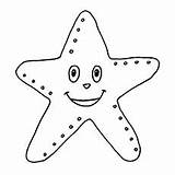 Starfish Coloring Pages Smiling Fish Star Designlooter Printables Fishes 230px 29kb Momjunction sketch template