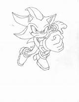 Coloring Shadow Sonic Super Pages Silver Popular Library Clipart sketch template