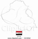 Flag Iraq Outline Map Illustration Clipart Royalty Vector Perera Lal Regarding Notes sketch template