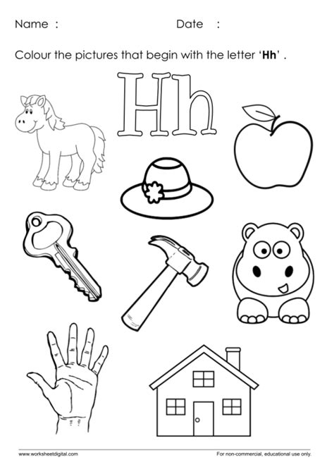 letter  worksheet  kindergarten worksheet digital