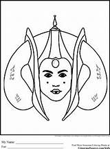 Amidala Padme Ausmalbilder Yoda Arty 0d Prinses Printable Colouring sketch template
