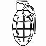 Grenade Grenades Soldier sketch template