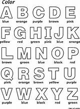 Alphabet Worksheets Coloring Worksheet Pages Template sketch template