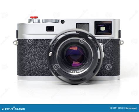 rangefinder camera stock photo image  technology isolated