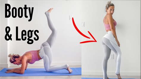 Round Booty And Toned Legs Workout By Vicky Justiz No Equipment Youtube