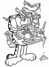 Garfield Kolorowanka Kot Kolorowanki Druku Coloriage Sheets Trickfilmfiguren Malowanki Lasagna Enregistrée Pobierz Pomaluj Drukuj Mister sketch template