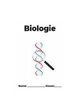 Deckblatt Biologie Mensch Deckblaetter Genetik Ausdrucken sketch template