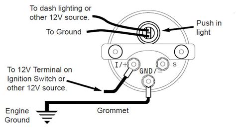 autometer voltmeter wiring diagram wiring diagram