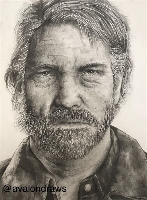 My Drawing Of Joel From The Last Of Us This Game Means Very Much To Me