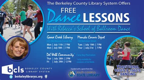 dance lessons  berkeley county library system
