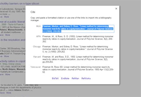 google scholar citing sources research guides  massachusetts college  liberal arts